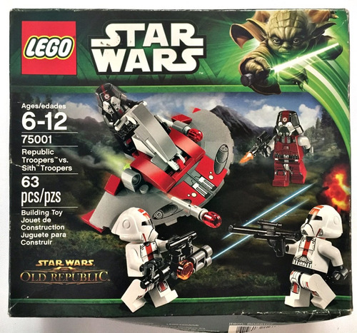 Lego Star Wars 75001 Republic Vs Sith Troopers Battle Pack