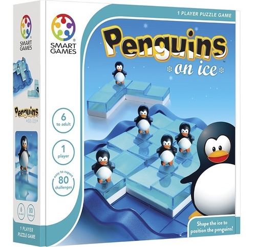 Juego De Mesa Smart Games Pingüinos Sobre Hielo Edad 6