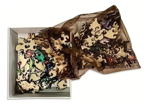 Rompecabezas Puzzle De Madera Caja 300 Pz