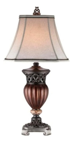 Ore International K-4190t Lámpara De Mesa Decorativa De Bron