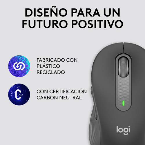 Mouse Inalambrico Logitech Signature M650 Medium Grafito