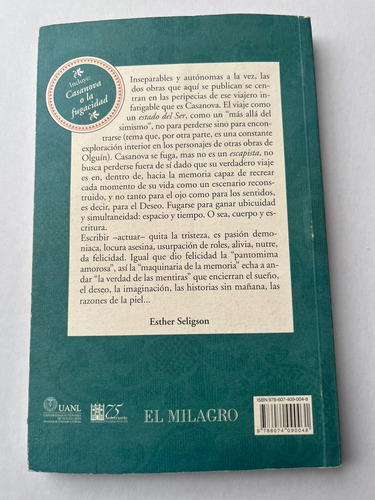 Casanova O La Humillación ( Obra De Teatro) David Olguín