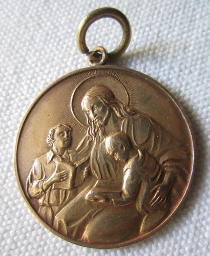 Antigua Medalla De Cristo