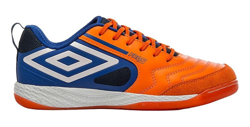 Tênis Futsal Umbro Pro 5 Bump Laranja Promoção Pix