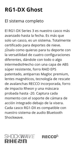 Imagen 4 de 6 de Casco Ruroc Deportes Extremos Talla M (57-58 Cm)