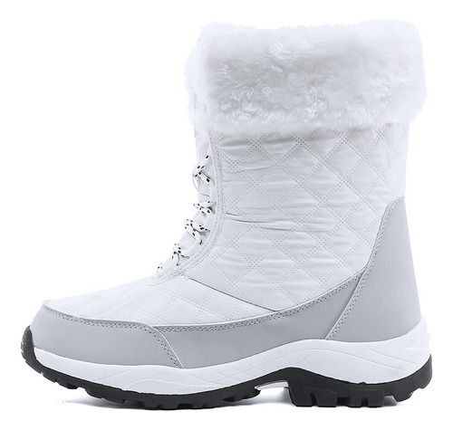 Botas Cálidas De Felpa De Invierno Para Mujer, Botas De Niev