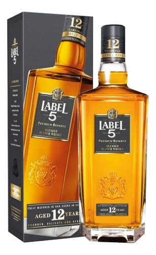 Whisky Label 5 12 Años 700ml Importado Escocés Premium P