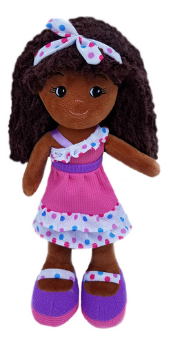 Girlzndollz  Elana Purple Ruffles - Muñeca Suave, 14 Pulga.