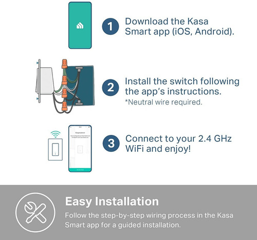 Interruptor Luz Inteligente Wi-fi, Alexa Y Google Assistant