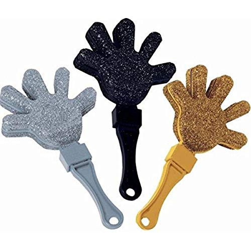 Glamorous Assorted Colors Brillo Metálico Hand Clapper Value