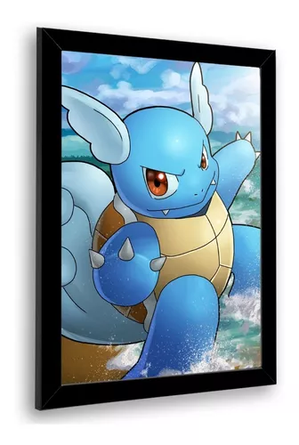 Quadro Pokemon 1 Geração Poster Anime sem moldura