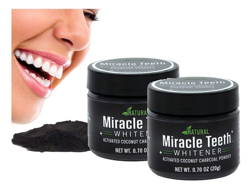 Pack X2 Blanqueador De Dientes Teeth Whitening Miracle Teeth