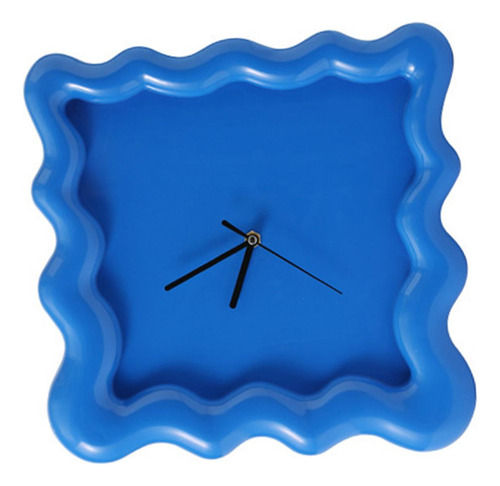 Reloj De Pared Decorativo, Ligero, Silencioso, Regalo, Azul