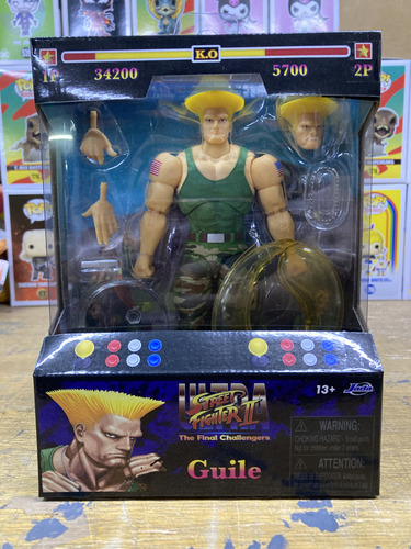 Guile Street Fighter Ii The World Warrior Jada Toys Original