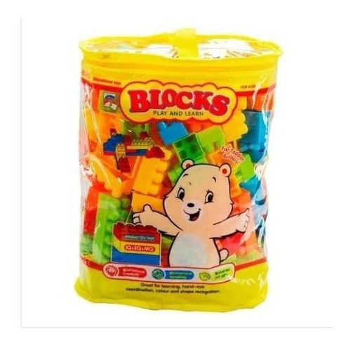 Block Infantiles Para Encastre En Bolso 64 Piezas