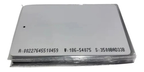 Imagem 1 de 6 de Carto Pvc Proximidade Iso Rfid 125khz - 2.500 Unidades