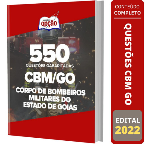 Caderno De Testes Cbm Go - Questões Gabaritadas