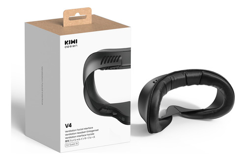 Kiwi Design V4 Interface Facial 2*face Pads, Para Quest 3s