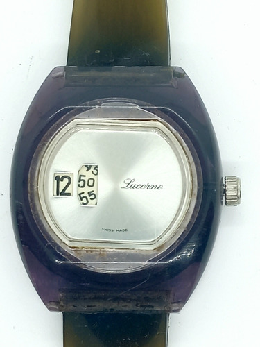Reloj Lucerne Cuerda Dama All Original No Citizen Timex Rado