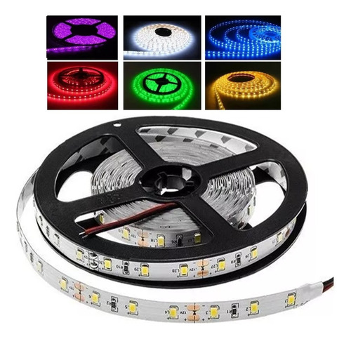 Tira Led 2835 12 Volts Alta Calidad Rollo 5 Metros 300 Leds