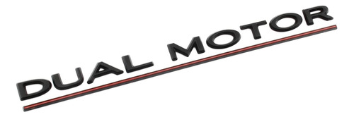 Calcomanía Con Emblema De Motor Dual Para Tesla Model 3 2017