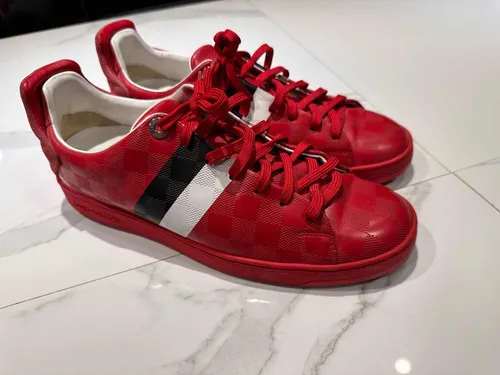 Tenis louis vuitton rojos outlet