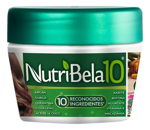 Tratamiento Capilar Nutribela10 Restauración Pomo De 90 Gr