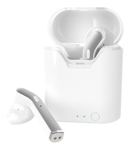 Audífonos Inalámbricos Bluetooth Estuche Recargable Naxa Color Blanco