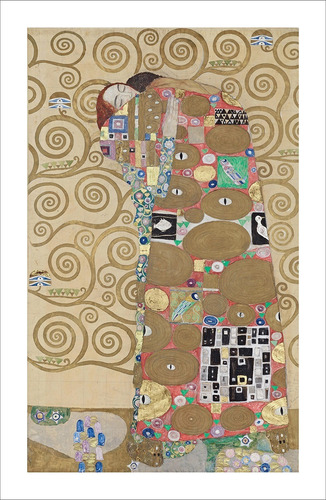 Lamina Fine Art El Abrazo Gustav Klimt 24x35 Cm Myc Arte