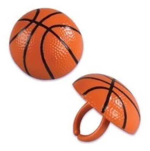 Anillos Cupcake De Baloncesto 24 Ct Cuotas sin inter s