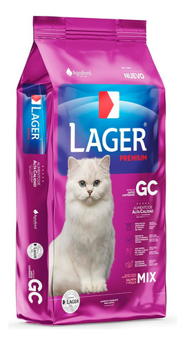 Alimento Lager Gato Castrado 22kg