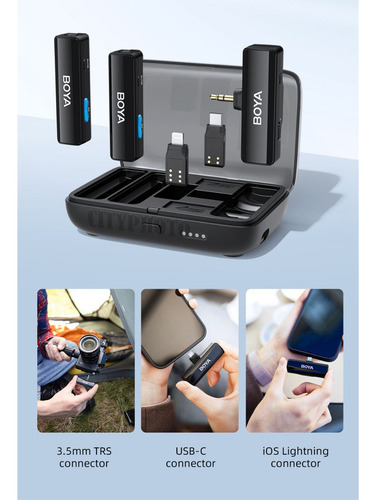Micrófono Inalámbrico Doble Boyalink iPhone Camara Tipo C