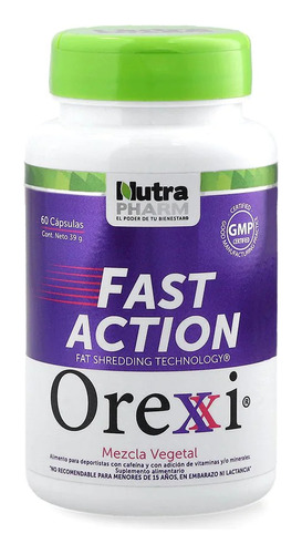 Orexxi Fast Action - Inhibidor Apetito/control Peso 