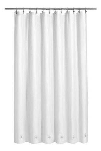 Cortina De Ducha Barossa Design Liso Blanco