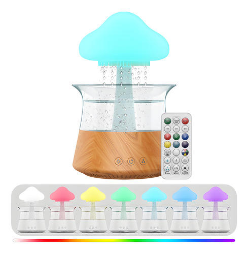 Humidificadores Con Difusor Nocturno Cloud Led Con Aromatera