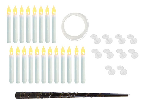 Velas Flotantes Para Colgar En La 20 Piezas Blancas B