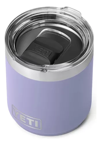 YETI Rambler - Taza apilable de acero inoxidable con tapa MagSlider, 10  onzas, color lila cósmico