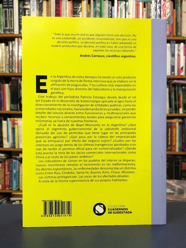 Agrotóxico - Patricio Eleisegui - Sudestada