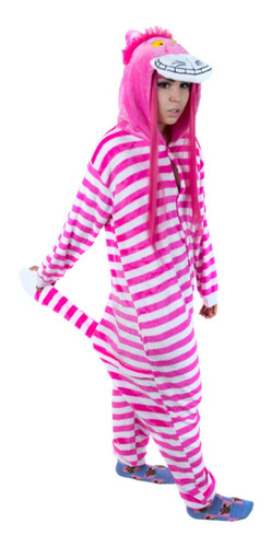 Pijama Gato Rosa Alicia Maravillas Adulto Disfraz