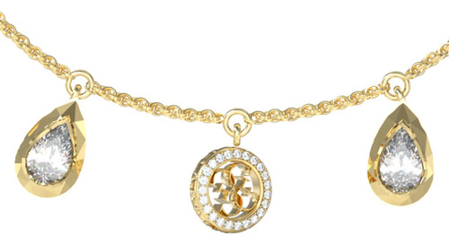 Pulsera Guess 4g Light Charms Dorado Mujer Dorado 9 Cm 18 Cm