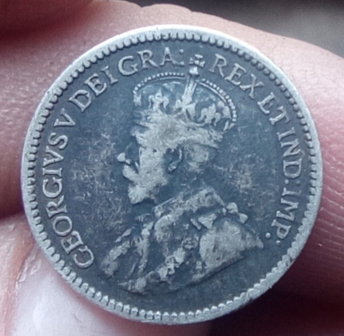 Canadá Plata 5 Cents 1912