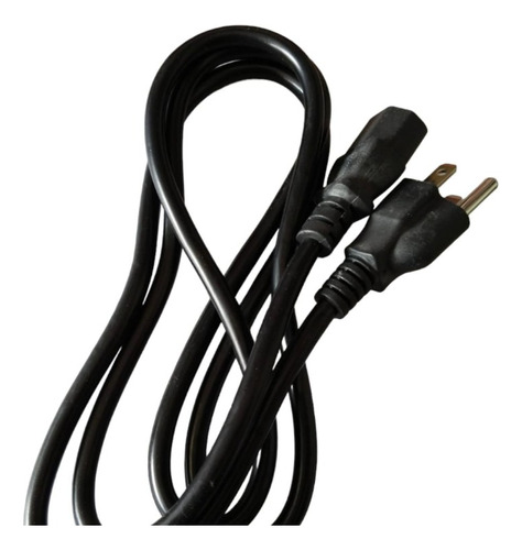 Cable De Poder Alimentación Trébol 1.5 Mts Pc 10a 250v