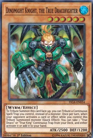 Yugioh! Dinomight Knight, The True Dracofighter - Figa-en054