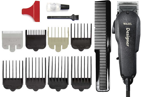 Wahl Cortadora De Cabello Professional Clipper Designer 8355m Con Medios Negro - 120v