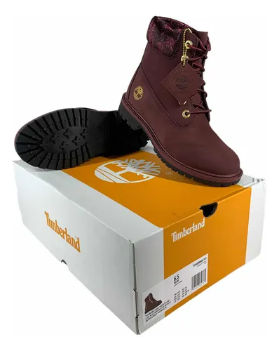 Botas timberland para mujer color vino hot sale