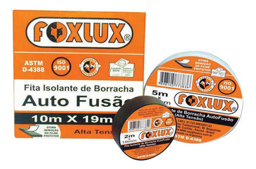 Fita Alta Fusao/tensao Foxlux 02mts - Kit C/10 Unidades