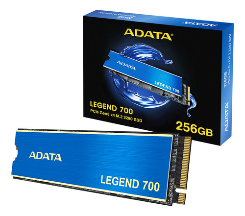 Disco Ssd M.2 Nvme 256gb Adata Legend 700 Blue Gaming Pcie