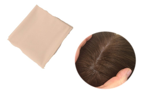 Micro Pele 25x25cm Para Confecção De Silk Top Em Peruca Wig