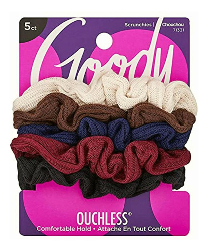 Goody 71331gdy Accesorio Ouchless Ribbed Twisters, 5 Uds