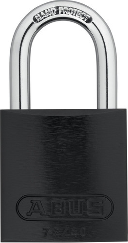 Abus Candado Seguridad Aluminio 72 40 Llave Color Negro